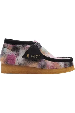 Clarks Wallabee "Black Wool Comb" laarzen
