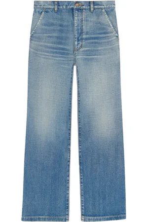 Saint Laurent Jeans met wijde pijpen