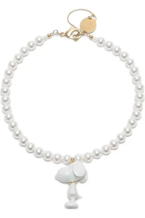 ANDRES GALLARDO Snoopy & Pearls halsketting