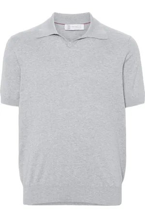 Brunello Cucinelli Fijngebreid poloshirt