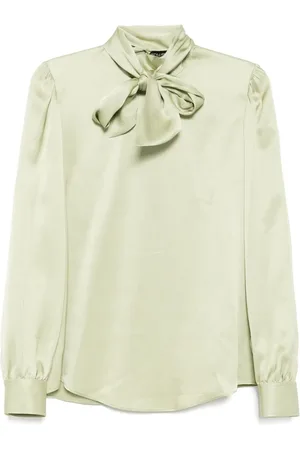 Tom Ford Satijnen blouse met strikdetail