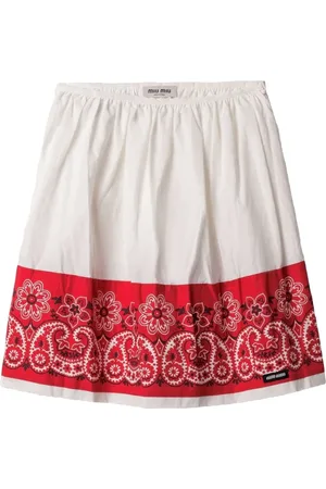 Miu Miu Slubbed Bandana popeline rok