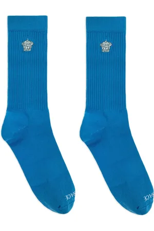 VERSACE Geribbelde sokken met Medusa