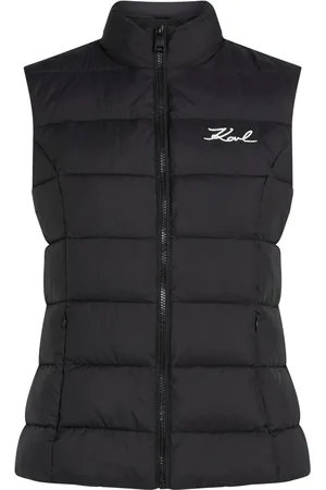 Karl Lagerfeld Signature gewatteerde gilet