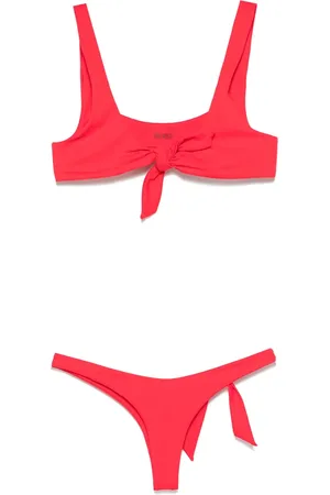 The Attico Bikini met geknoopt detail