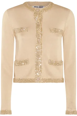Miu Miu Cropped vest met pailletten