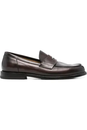 Neil Barrett Leren loafers