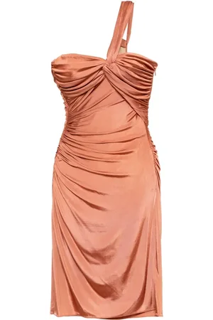 Tom Ford Asymmetrische cocktailjurk met gedraaide voorkant