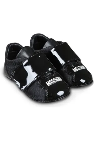 Moschino Leren sneakers met logoprint