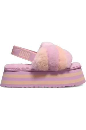 UGG Disco Stripe "Purple/Pink" slippers