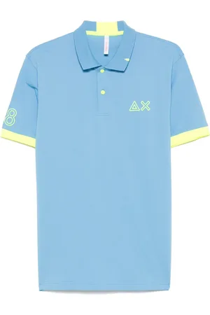 sun68 Poloshirt met geborduurd logo