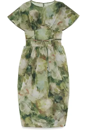 Amsale Taffeta jurk met korset