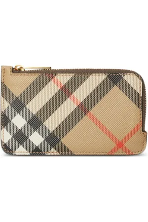 Burberry Geruite pasjeshouder met rits