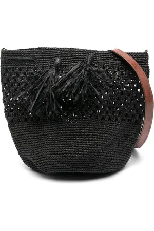IBELIV VLogo raffia bucket