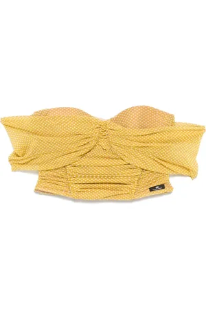 Elisabetta Franchi Tulen top met stippen