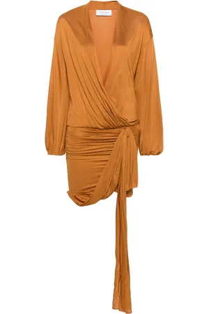 BLUMARINE Wikkeljurk met lange mouwen
