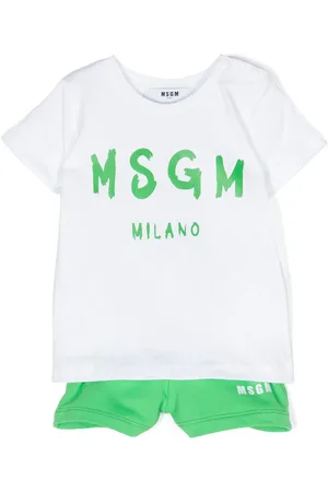 Msgm Katoenen shorts set met logoprint
