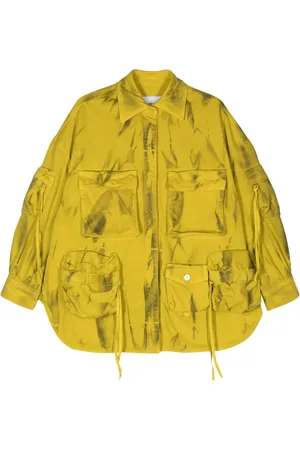 The Attico Fern shirtjack met tie