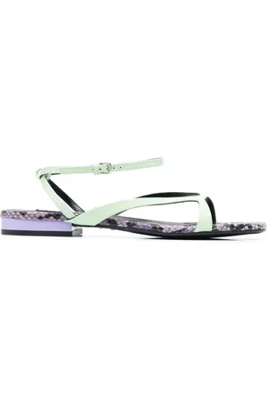 Sergio Rossi Sr Aracne sandalen met slangenprint