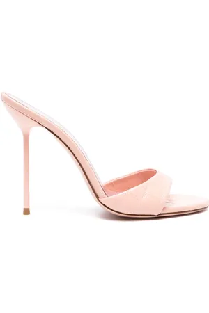 PARIS TEXAS 105 mm Lidia sandalen met krokodillen