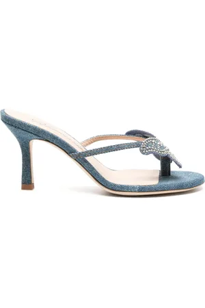 BLUMARINE Sandalen met vlinderpatch