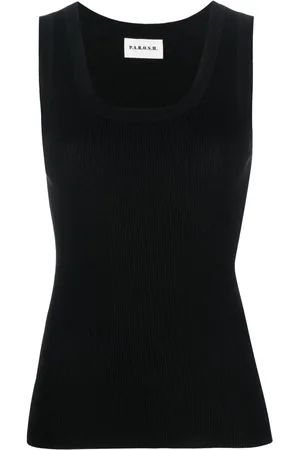 P.A.R.O.S.H. Ribgebreide tanktop