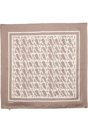 AERON Tess sjaal met monogramprint