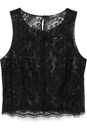 ERMANNO SCERVINO Top met bloemenkant