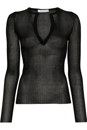 Max Mara Geribbelde trui