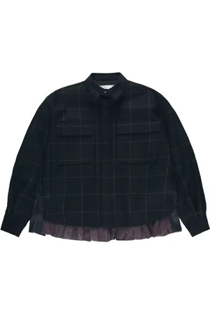 SACAI Geruite blouse