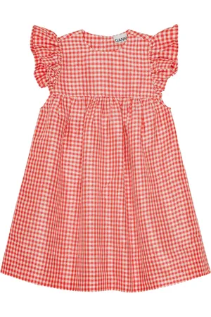 Ganni Jurk met gingham ruit