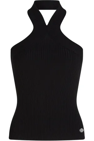 Karl Lagerfeld Geribbelde top