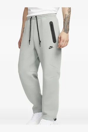 Nike Tech Fleece "Mica Green/Black" track pants