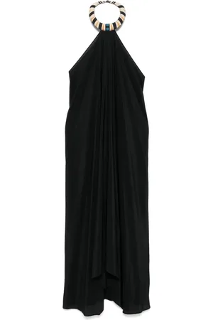 VOLANTIS Pleated midi dress