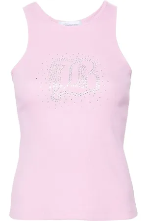 BLUMARINE Tanktop verfraaid met stras