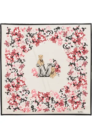 Max Mara Sjaal met bloemenprint