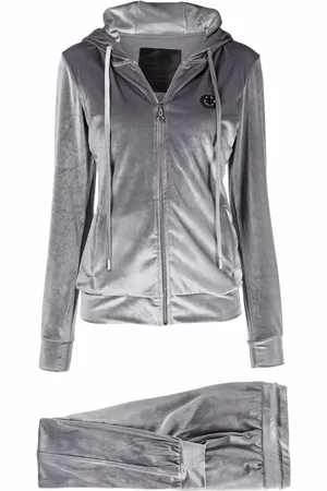 Philipp Plein Fluwelen trainingspak