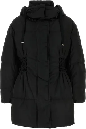 ERMANNO SCERVINO Gesmockt donsjack met capuchon