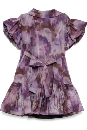 Amsale Taffeta trapeze jurk