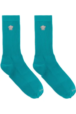 VERSACE Geribbelde sokken met Medusa