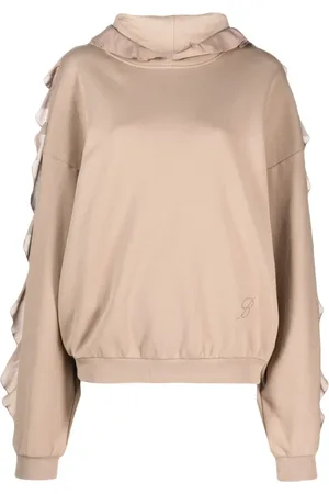BLUMARINE Hoodie met ruches