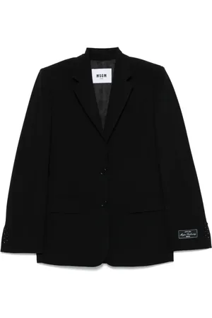 Msgm Blazer met enkele rij knopen