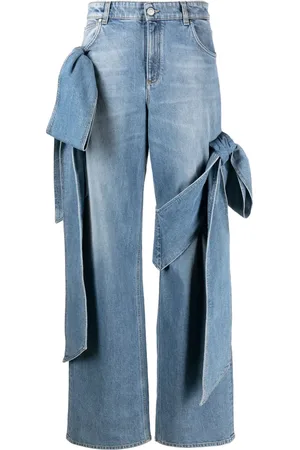 BLUMARINE Jeans met wijde pijpen