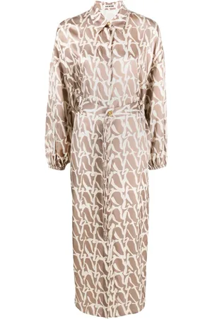 AERON Jurk met grafische print
