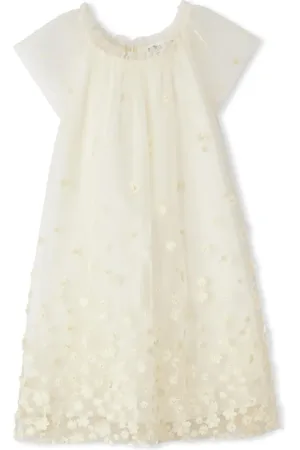 BONPOINT Jurk met geborduurde bloemen