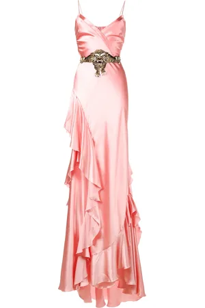 Gucci Ruffle slip gown