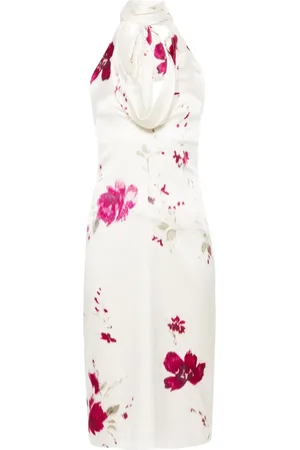 BLUMARINE Halterjurk met bloemenprint