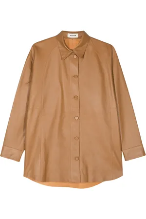 AERON Leren blouse