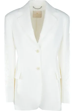 ERMANNO SCERVINO Blazer met bloemenapplicatie