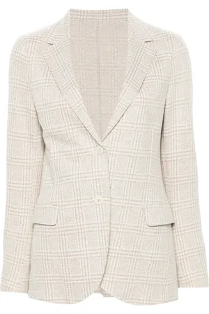 ELEVENTY Geruite blazer